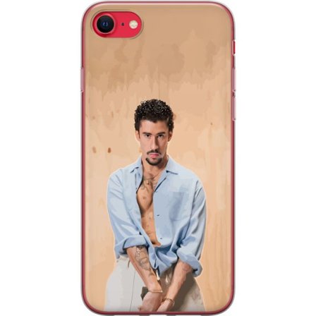 Kompatibelt Mobildeksel til Apple iPhone 7 Bad Bunny Super Bowl-inspirert grafikk med NFL-trofé og San Francisco-bro i sportdesign