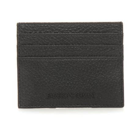 Emporio Armani Cardholder , Zwart , Heren , Maat: ONE Size Portefeuilles