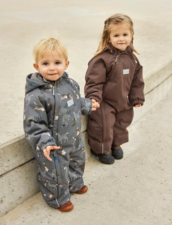 Minymo Snow Suit - Brown - 80