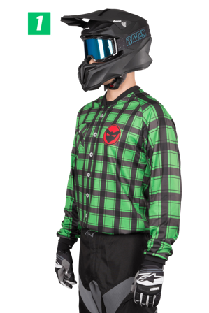 Crosstrøye 24MX Plaid Skreddersydd