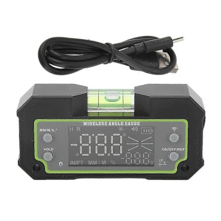 Digital Vinkelmåler Dobbel Akse Inklinometer Magnetisk Adsorpsjon LCD-Skjerm Elektronisk Vinkelfinner m