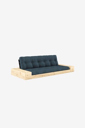 Karup Design - Base Sovesofa m. 2 sidebokse Tre-personers - Blå - Sovesofaer - Fra Homeroom