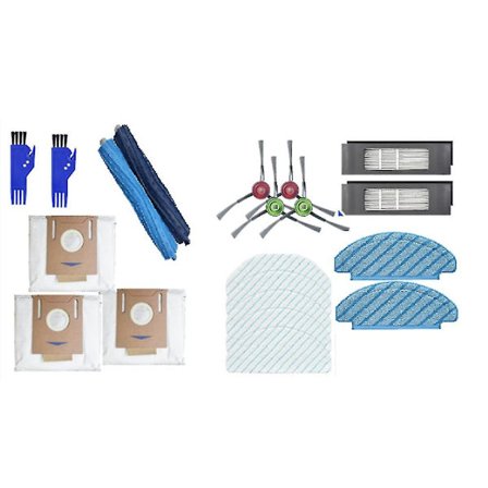 För Ecovacst9 Aivis T9 + Hybrid Robotdammsugare Reservdelar Huvudsidoborste Hjul Filter Mopp R