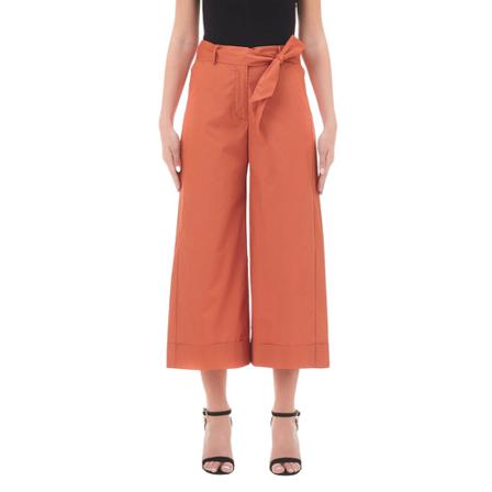 Liu Jo Cropped Broek , Oranje , Dames , Maat: S