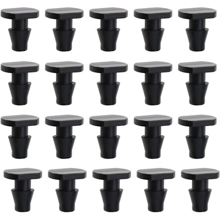 100 st Bevattningsslang Plug Ersättning Droppslang Ändstycken Kapillär Bevattning Små Plug Tillbehör för Tvättmaskin Trädgårdsbevattning