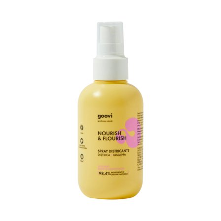Goovi Cura dei Capelli NOURISH & FLOURISH Spray Districante 150ml - Spray Capelli