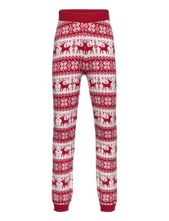 Kogxmas Comfy Snowflake Pant Knt Red Kids Only