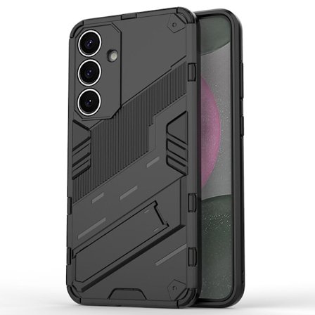 Samsung Galaxy S25 Mobilskal med Stativ - Svart