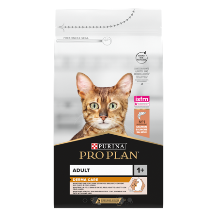 Purina Pro Plan - Cat Adult Derma Care Laks 3 kg - Katt - Kattefôr & kattemat - Tørrfôr for katt - ZOO.no