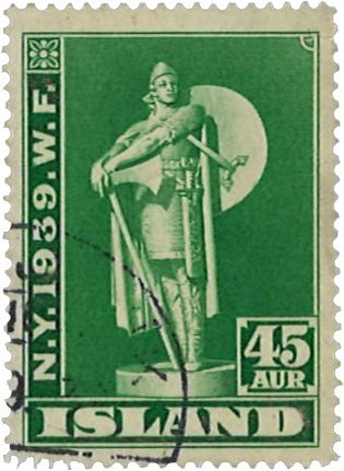 Island 1939 - AFA 208 - Stemplet
