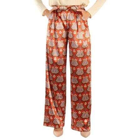 Niu, Wide Trousers Oranje, Dames, Maat:S