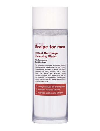 Recipe for Men Instant Recharge Cleansing Water - Nude - 100 ml