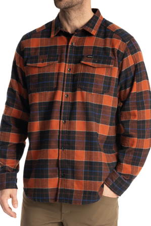 Flanellhemd Klim Owen Heavyweight Picante/Schwarz M