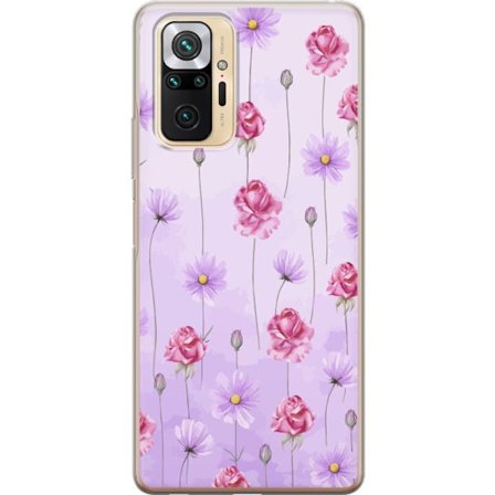 Kompatibel Mobilcover til Xiaomi Redmi Note 10 Pro Petal Reverie Lilac Mist