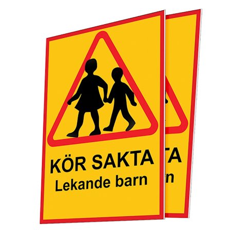 Slow Down Children Playing - Sign / Warning Sign - Traffic Sign