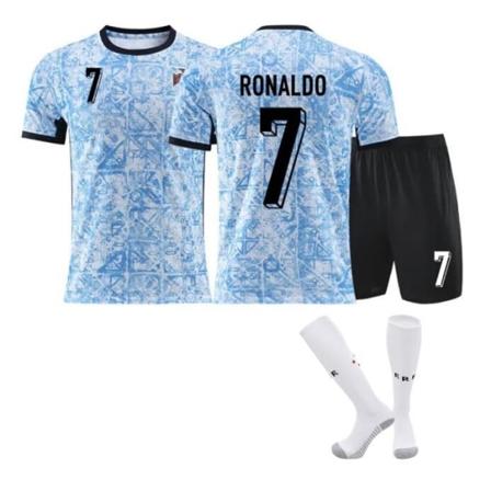 UEFA EURO 2024 Ny Portugal Bortatröja No.7 RONALDO 16