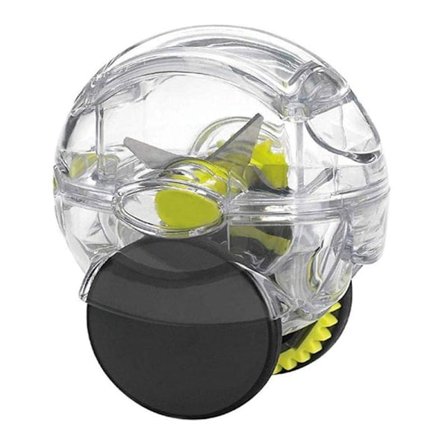 Garliczoom Hvidløgshakker Rulle Køkken Gadget Manuel Hvidløgshakker Hurtig Hvidløgsmølle Mini Hvidløgsvogn, En Størrelse, Sort