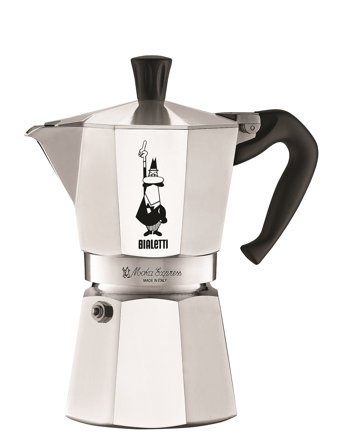 Bialetti Moka Express - Silver - 250ML/6CUPS