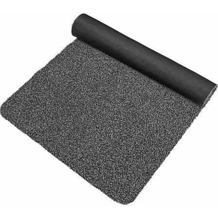 Innendørs inngangsdørmatte dør dørmatte kjøkken sklisikker hjem velkomstmatte, vaskbar og ultraabsorberende vaskemaskin gjeldende, 42 x 67 cm (svart) 
