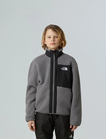 The North Face B Yumiori Full Zip Jacket - Grey - 120-129