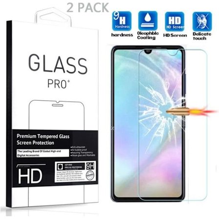 Skärmskyddsfilm - Huawei - P30 lite - Härdat glas - Rep- och stöttålig - 2-pack