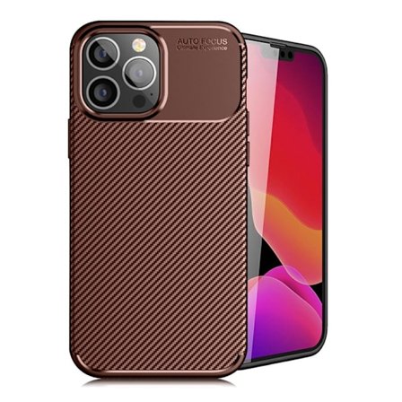 Carbon Shield iPhone 13 Pro Max skal - Brun
