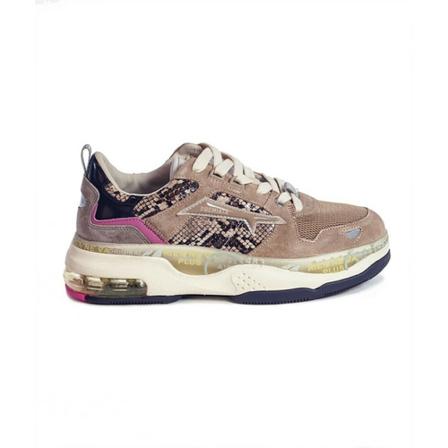 Premiata, Sports Drake Python Beige, Dames, Maat:40 EU