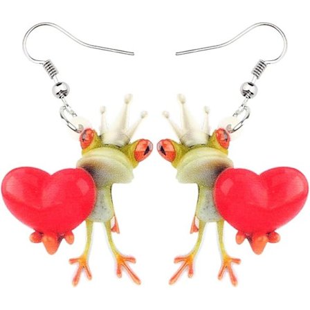 Akryl Søde Tegneserie Skateboard Frø øreringe Hængende Store Lange Mode Dyresmykker Til Kvinder Piger Teenagere Charms cherry