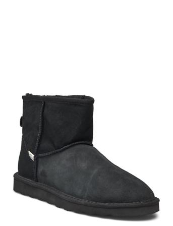 Hbrisbane Shearling Boots Black Enkel Studio