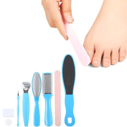 8 dele - Pedikyr Kit / Fodfile – Fodpleje