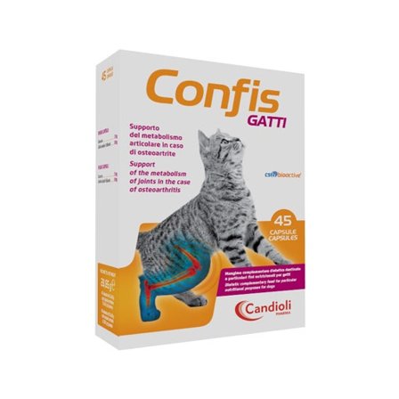 Confis Mangime Complementare Gatti 45 Capsule per Benessere