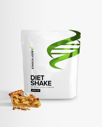BODY SCIENCE Diet Shake - Måltidserstatning æbletærte