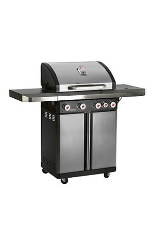 Landmann Gassgrill Rexon 4.1 med kokeplate på sidebordet