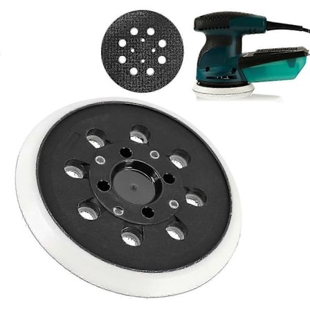 Borrelåsslipeskive for Bosch PEX 400 AE, 125 mm størrelse