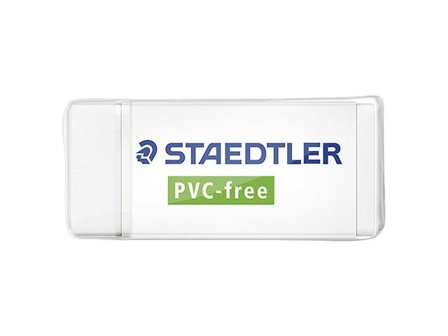 Staedtler Radergummi Pvc-Fri 43x19x13mm vit - Lyreco - Skola och förskola - Pennor och tillbehör - Radergummi