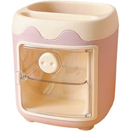 Tegneserie Multi grid Piggy Pen Holder (pink), Sød Kosmetik Stora