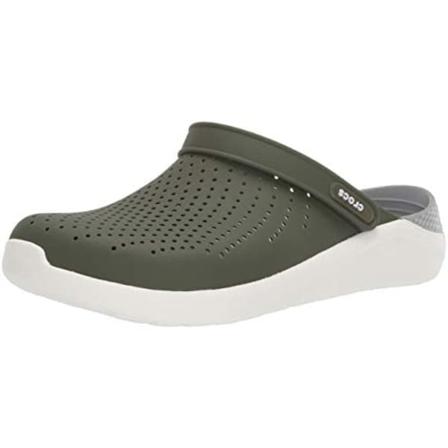 Unisex- Adult LiteRide Clog, Nero army green/white 41/42 eu