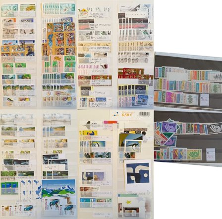 EUROPA CEPT 1956-2004 - 3 indstiksbøger med kassetter - Postfrisk
