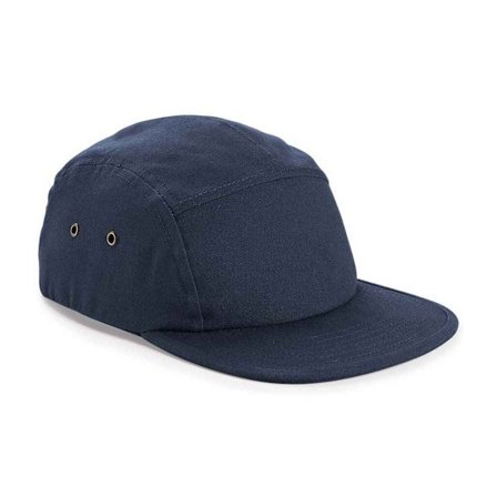 Beechfield Bomull Canvas Baseball Cap En Storlek Marinblå