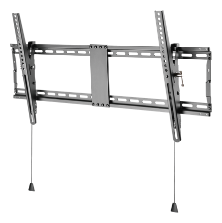 Deltaco Office ARM-0205 - Heavy Duty - brakett - sammenleggbar - for LCD TV / kurvet LCD TV - matt svart