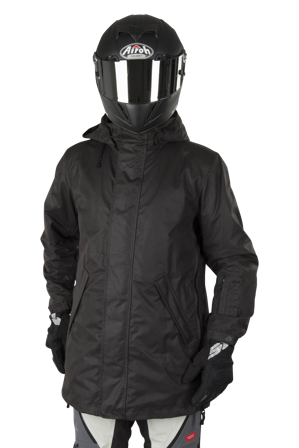 Jakke Spidi Motocombat Wax Mørkebrun L