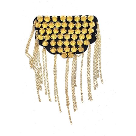 Guldfärgade spike nitar - Piffa upp dina kläder