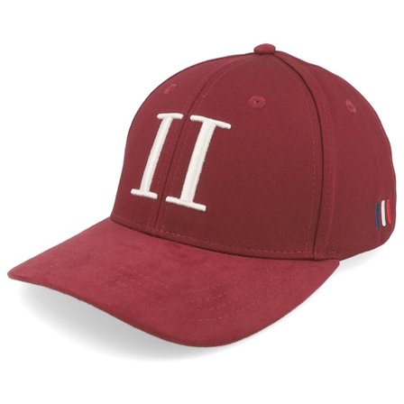 Les Deux - Baseball Cap Suede Ii Port Royale Red Adjustable Adjustable Red Cap - @ Hatstore