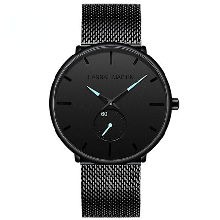 Svart Vanntett Klokker Personlighet Mote Populær Student Menn Kvarts Klokker