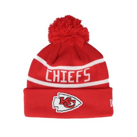 New Era - NFL Red pom Beanie - Kansas City Chiefs Otc NFL Jake Red Pom @ Hatstore