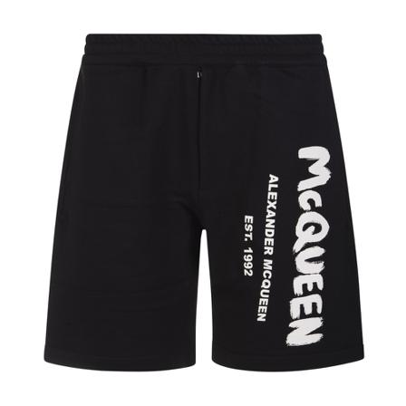 Alexander McQueen Bukser Sort, Herre Chino Shorts