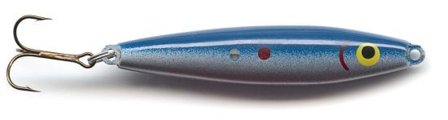 Gladsax wobbler Classic - Blau Silber lackiert 20g