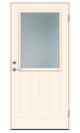 Swedoor Brahms Ytterdörr vit (S 0502-Y) 1980x988 mm, Dörrar