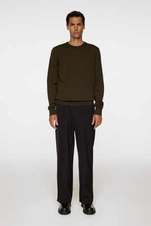 J.Lindeberg - Keane Merino Crew Neck - Fashion - Green - Men - S
