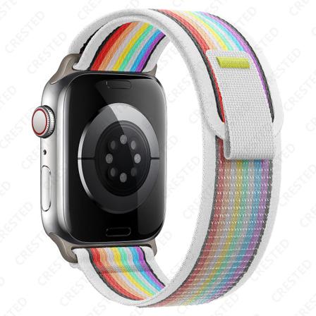 Bånd for Apple Watch-rem 49 mm 44 mm 40 mm 45 mm 41 mm 42 mm 38 mm Correa Nylon Trail Loop-armbånd Iwatch Ultra Series 7 6 5 3 Se 8 42 44 45 49mm 